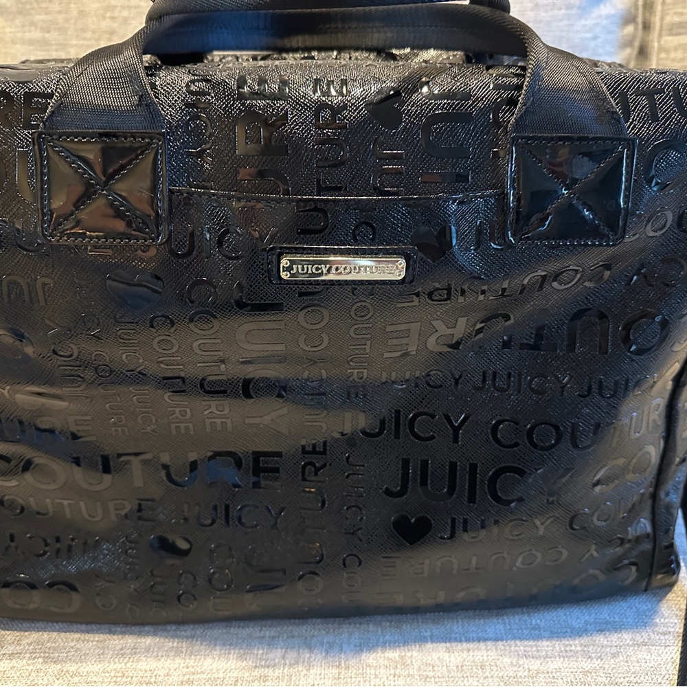 Juicy Couture BLACK WORLD PLAY‎ WEEKENDER Bag NWOT